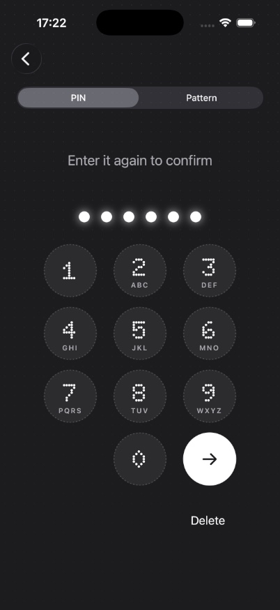 Solo Vault screen 6